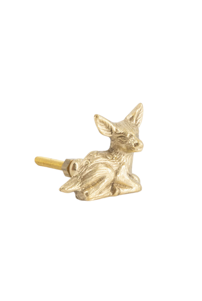 Door knob Deer Gold