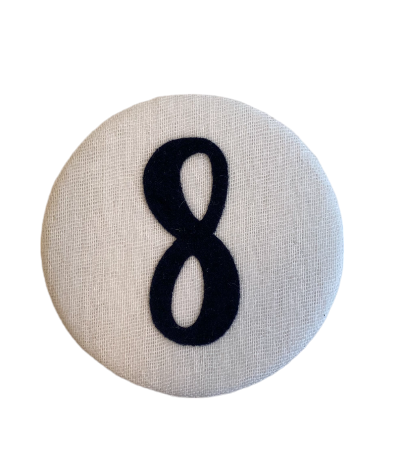 Cijferknop 8 Donkerblauw - Liezelijn-2