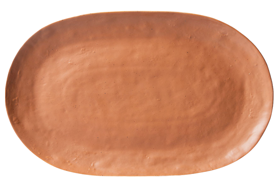 Serving Tray Ceramic Brown - HK Living-1