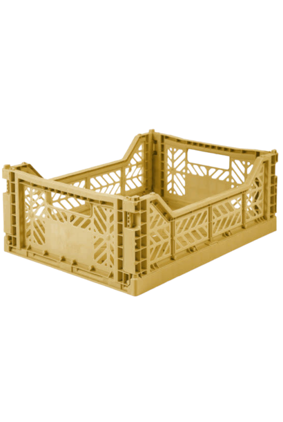 Folding Crate Gold - Medium