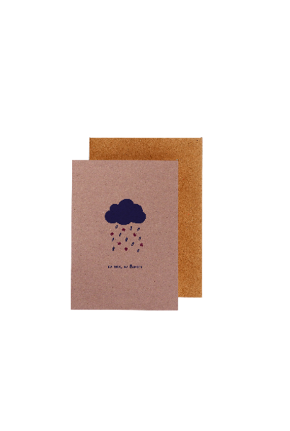 Card - No Rain, No Flowers