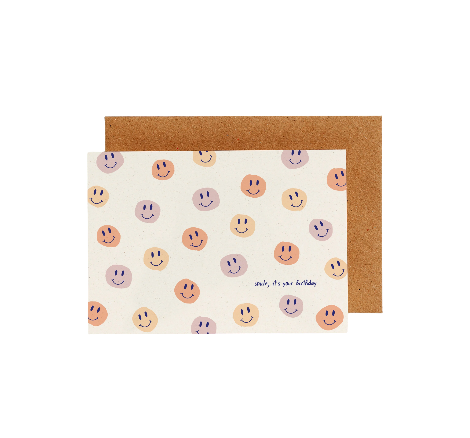 Card - Smile, It's Your Birthday - Hello august-1