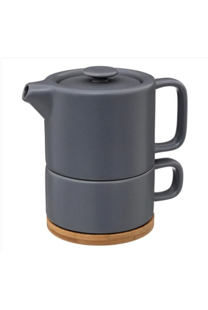 Theepot met tas - Blue