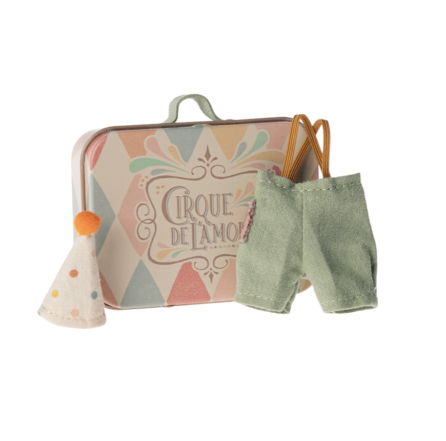 Clown Clothes in Micro Suitcase - Maileg-1