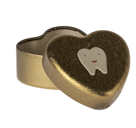 Small Tooth Box Gold - Maileg-1