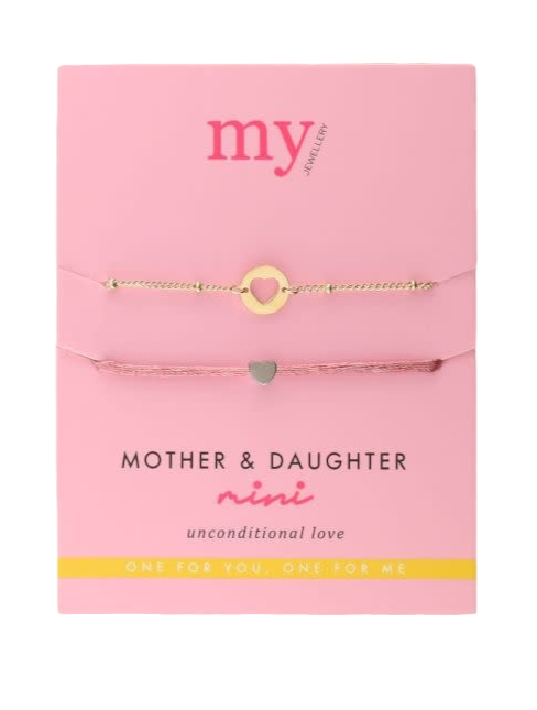 Mother and daughter bracelet mini gold - My Jewellery-1