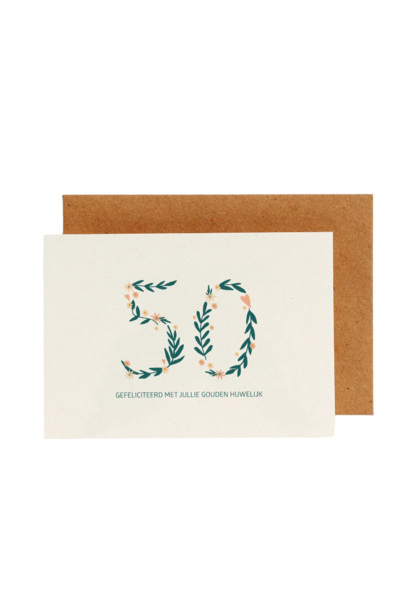 Card - Gouden Huwelijk