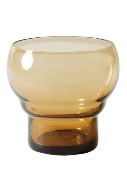 Bulb Glasses 70s Glas Amber