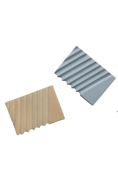 Zeephouder Keramiek Grijsblauw