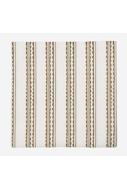 Napkins - Trace, Yellow Brown