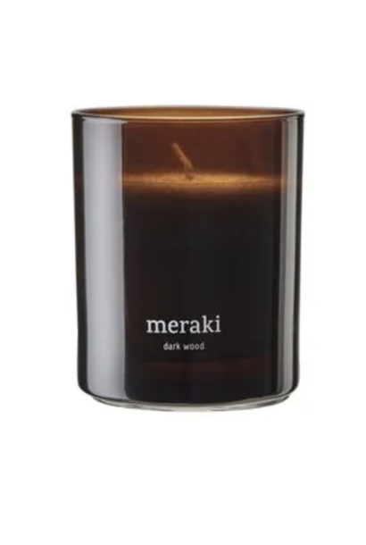 Scented Candle Dark Wood
