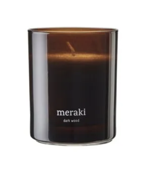 Geurkaars Dark Wood - Meraki-1