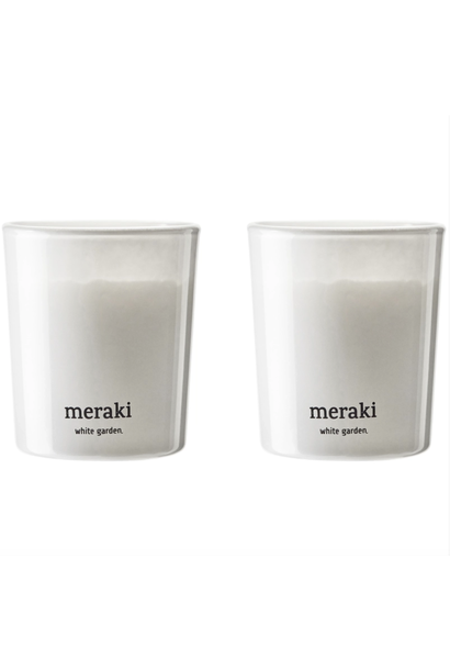 Geurkaarsen Set Mini White Garden