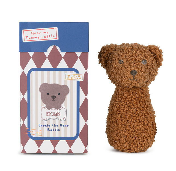 Bernie The Bear Rattle In Giftbox - B.T. Chaps-1