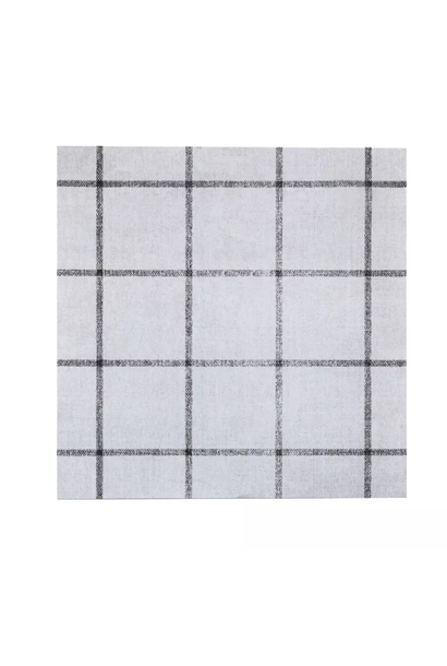 Napkins Beige Checkered