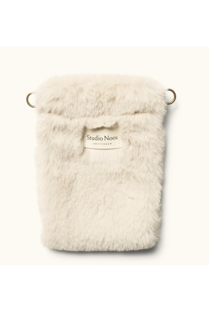 Phone Bag Faux Fur Naturel