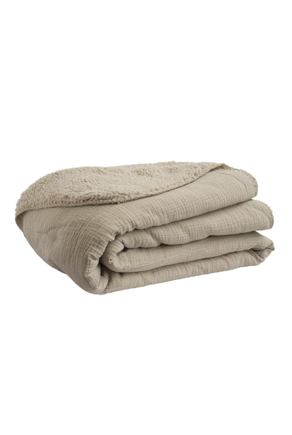 Plaid Phileine Taupe