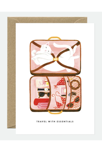 Greeting Card Travel With Essentials