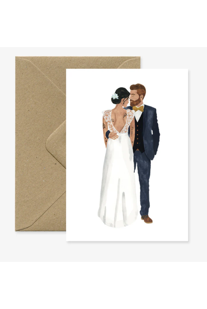 Greeting Card Wedding Couple