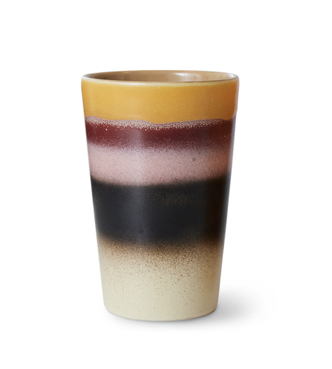 Tea Mug 70s Ceramic Sunset - HK Living-1