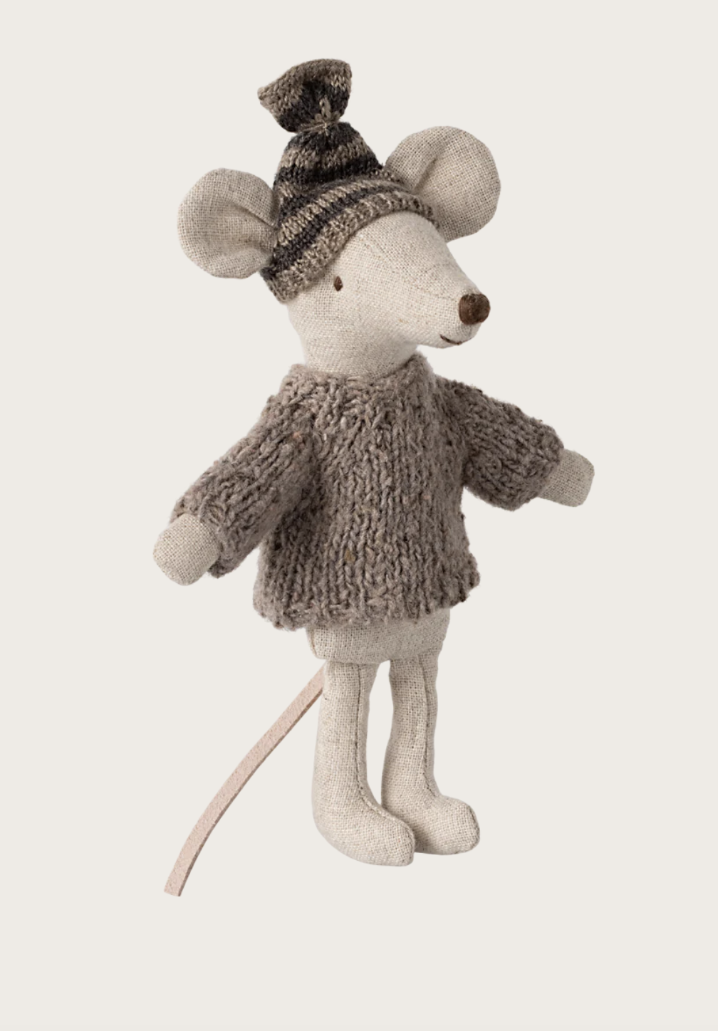 Knitted Sweater And Hat Big Brother Mouse - Maileg-2