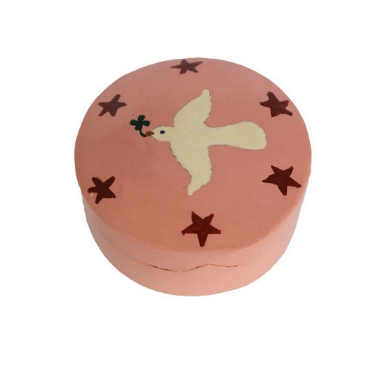 Roze Doosje Met. Duif-1