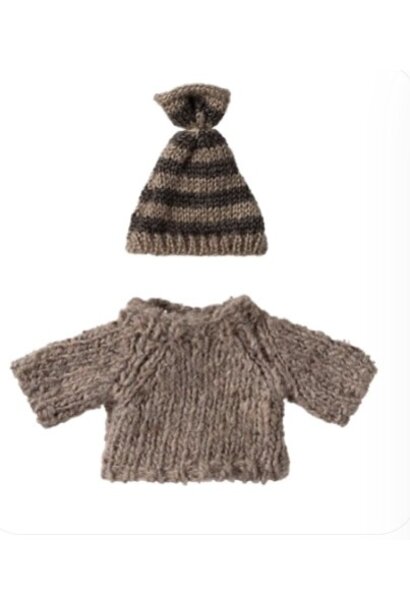 Knitted Sweater And Hat Big Brother Mouse
