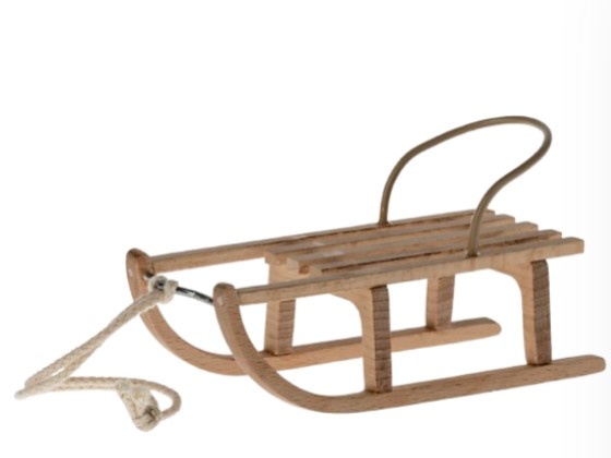 Sled Mouse - Maileg-1