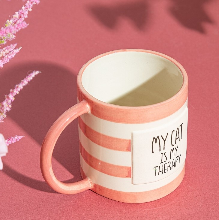 My Cat Is My Therapy mug- Sass & Belle-2