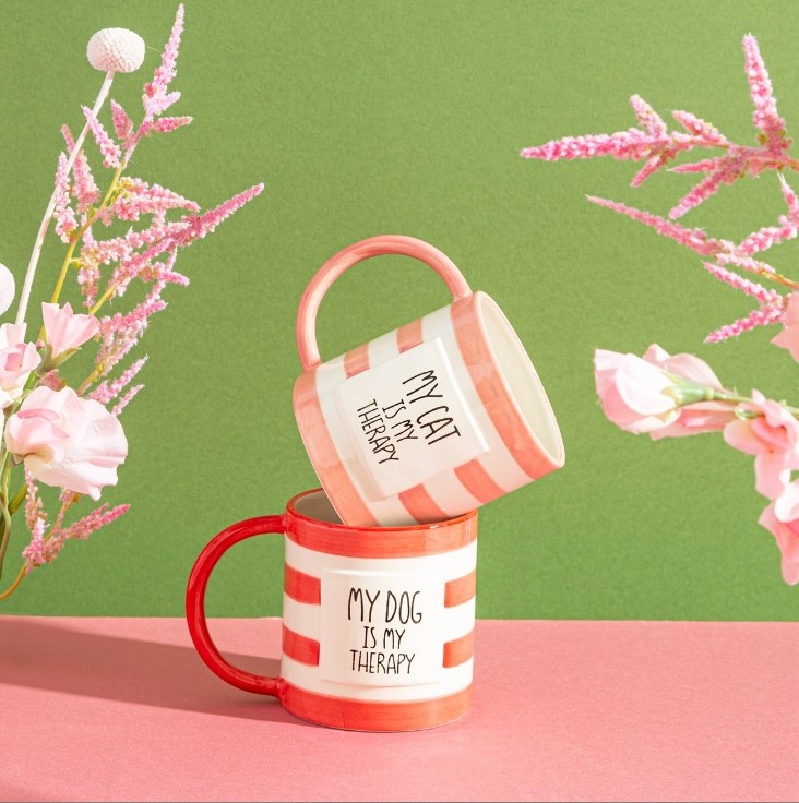 My Cat Is My Therapy mug- Sass & Belle-3