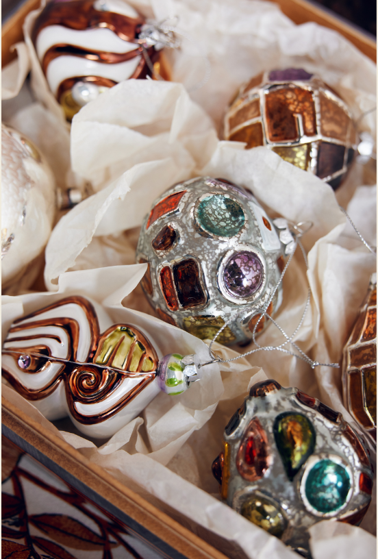 Ornament Jewels Round - HK Living-2