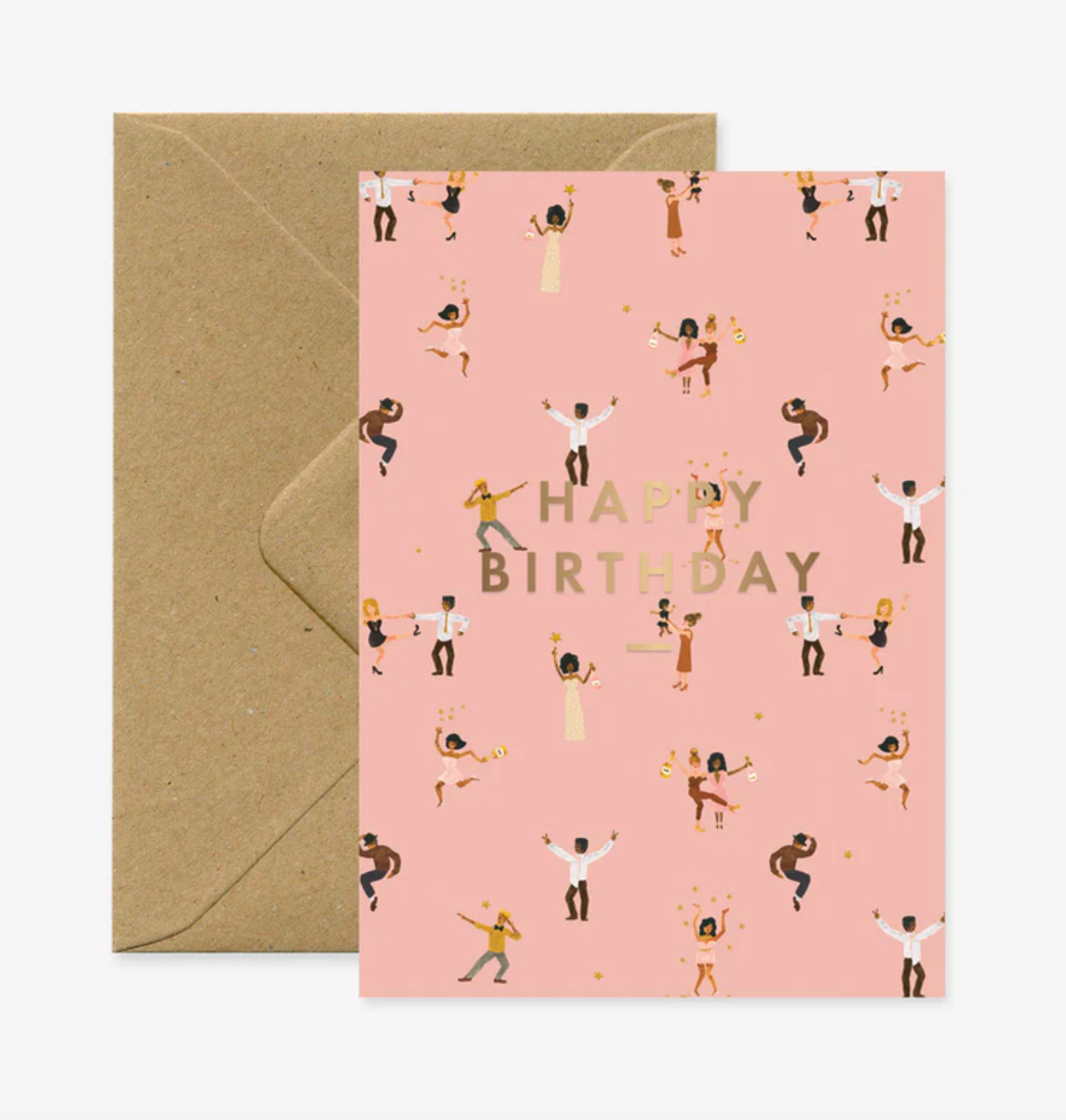 Card Happy Birthday Dancers - All the ways to say-1