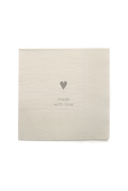 Napkins 'Made With Love'