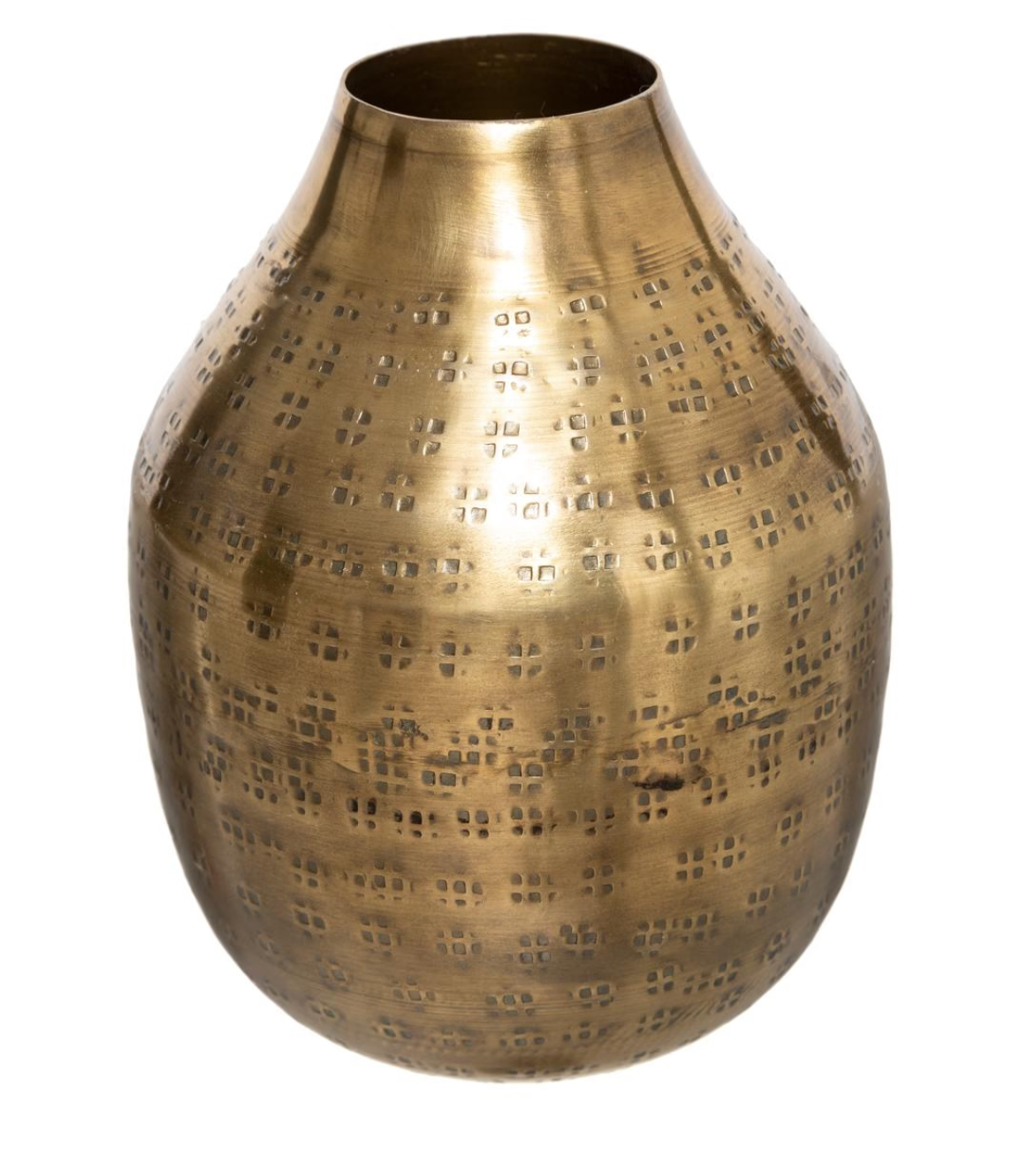 Vase Oasis Gold Oval - Atmosphera-1