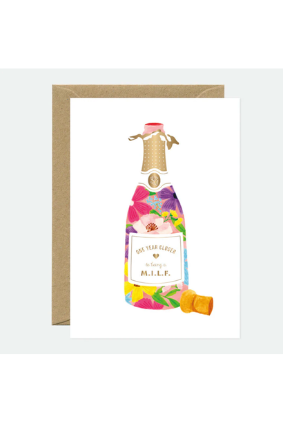 Card Happy Birthday MILF Bottle