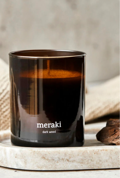 Geurkaars Dark Wood - Meraki-2