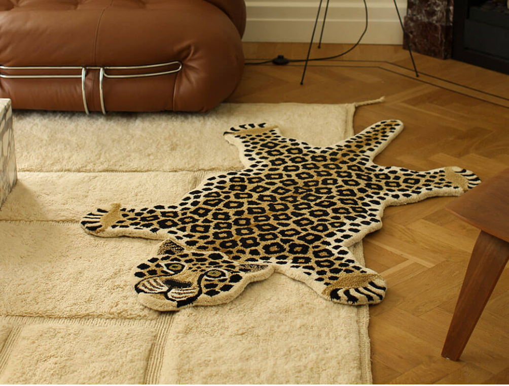 Leopard Rug Large - Doing Goods-2