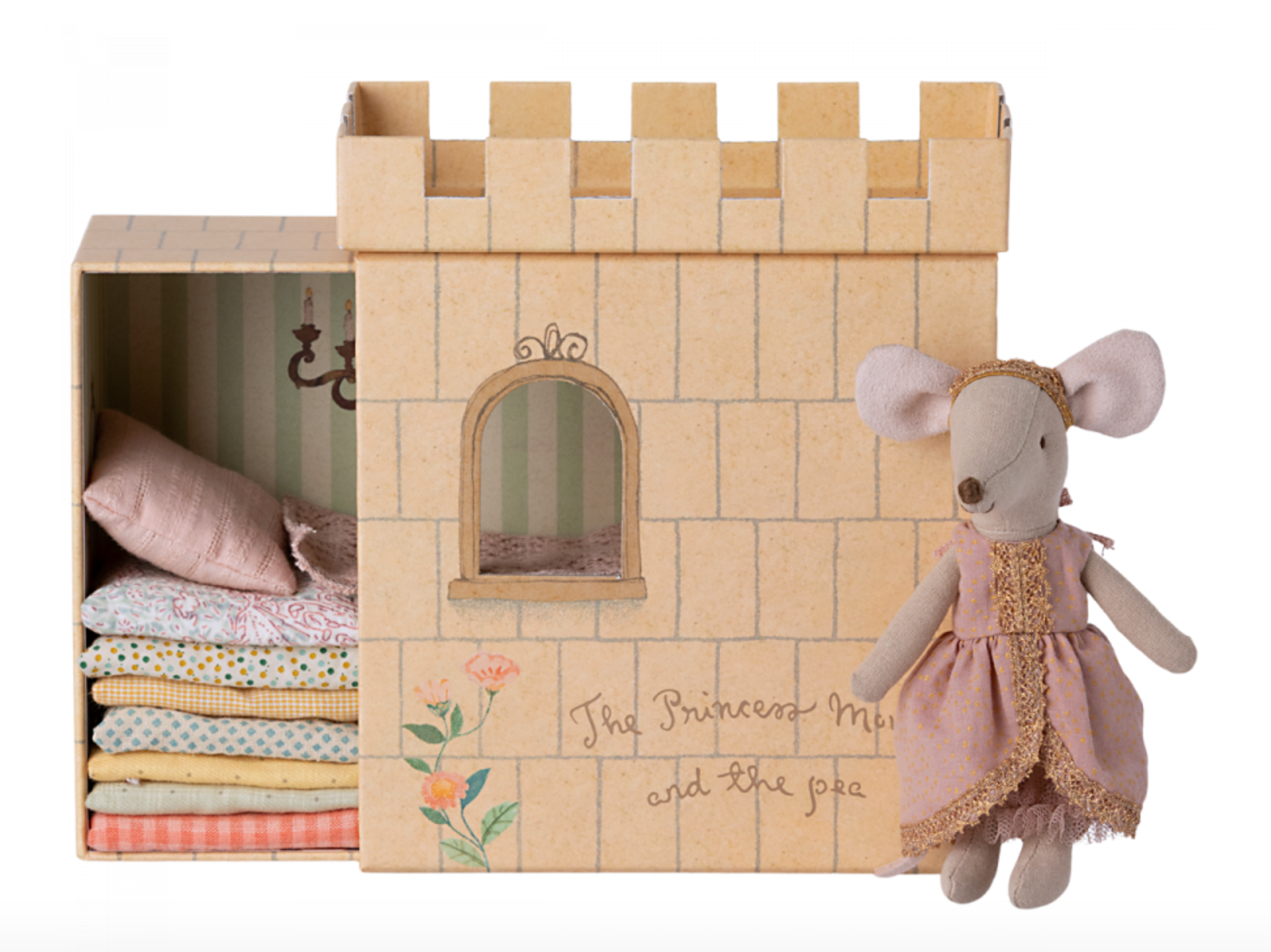 Princess & The Pea, Big Sister Mouse - Maileg-2