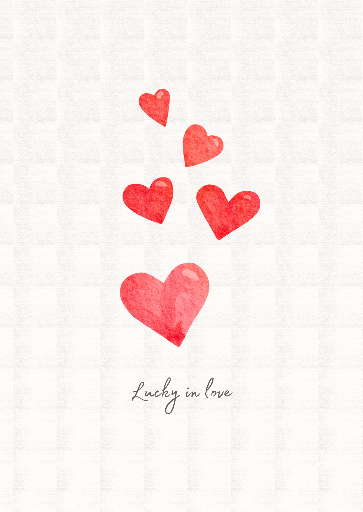 Wenskaart Lucky In Love-1