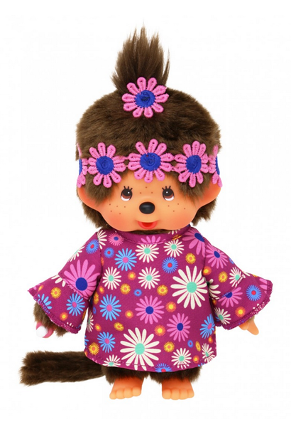 Flower power girl Monchhichi