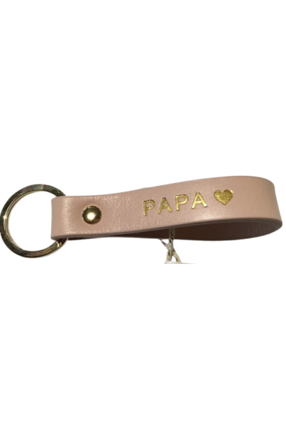 Sleutelhanger Papa Dusty Roze