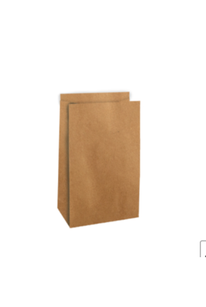 Blokbodemzakken - Craft Brown - 12x7x19 cm