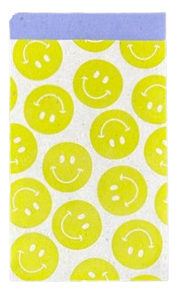 Zakje Vlak Smiley Lime 12x19cm-1