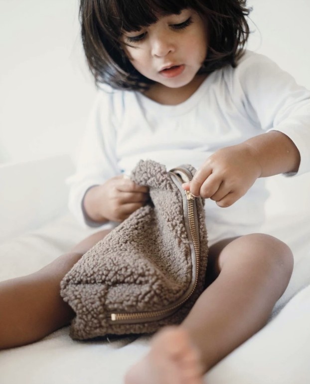 Chunky Teddy Pouch Brown - Studio Noos-3