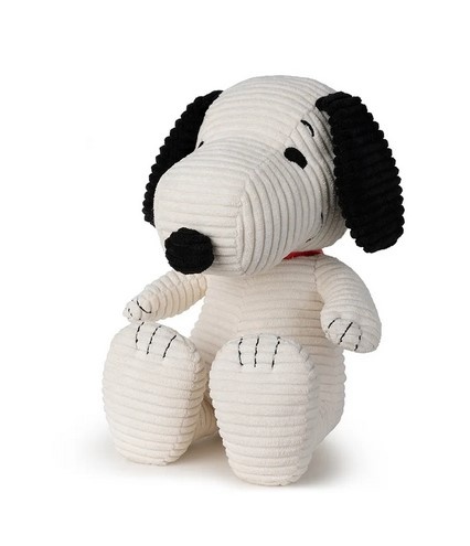 Snoopy Sitting Corduroy Cream in giftbox - Peanuts-2