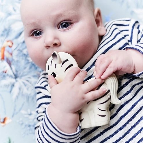 Rubber Speelgoed Zippy Zebra - Petit Monkey-3