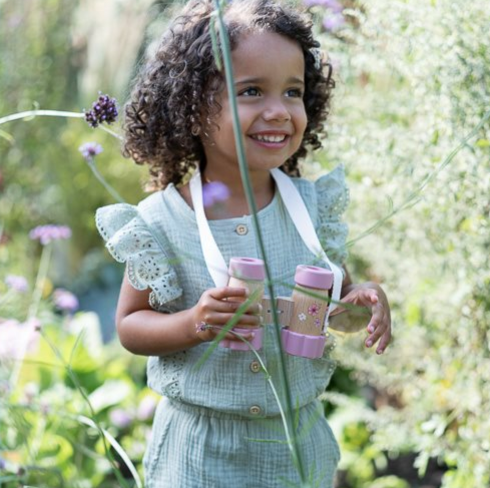 Houten Verrekijker - Roze - Fairy Garden - Little Dutch-3