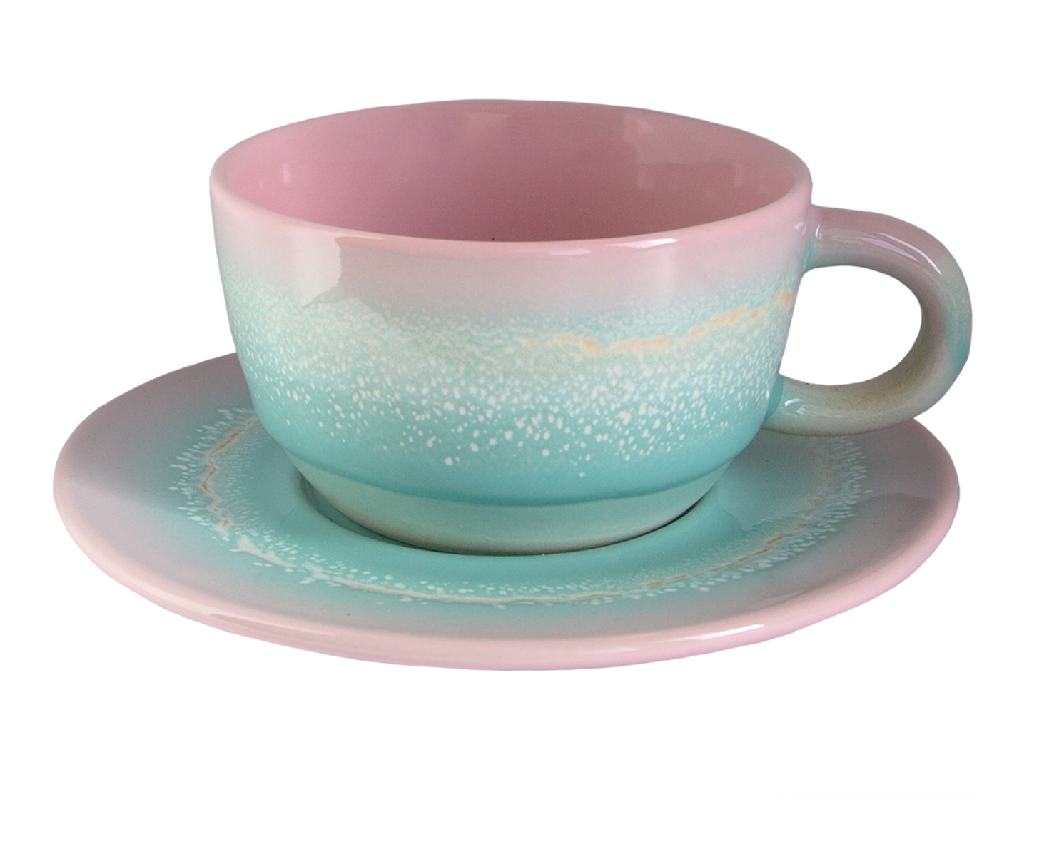 Pastel ombre set pink & green-2