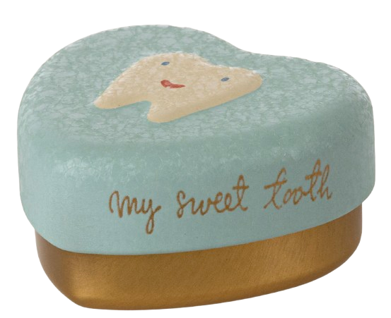 Small Tooth Box Mint - Maileg-1