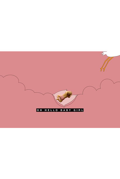 Kaartje -  Hello Baby Girl